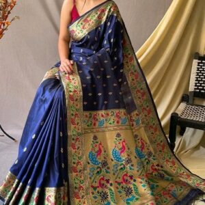 Blue Paithani Sarees