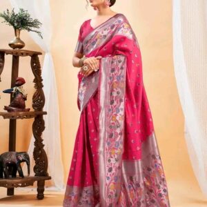 Blissful Paithani Silk Saree
